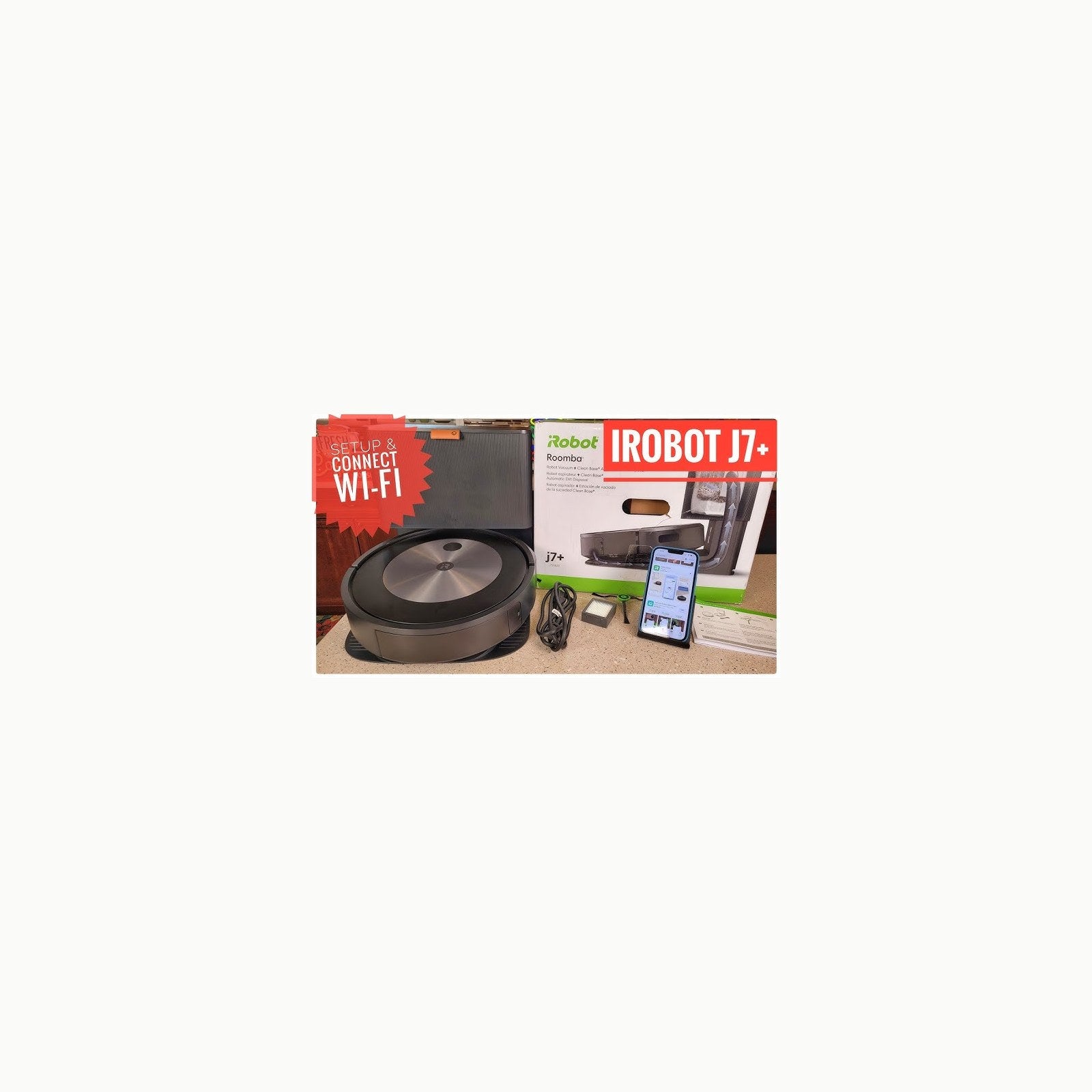 Roomba j7+ iRobotÂ® RoombaÂ® j7+ WLAN-fÃ¤higer Saugroboter mit automat