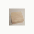 Artemio Boîte Carré, Bois, Beige, 10 x 10 x 5 cm