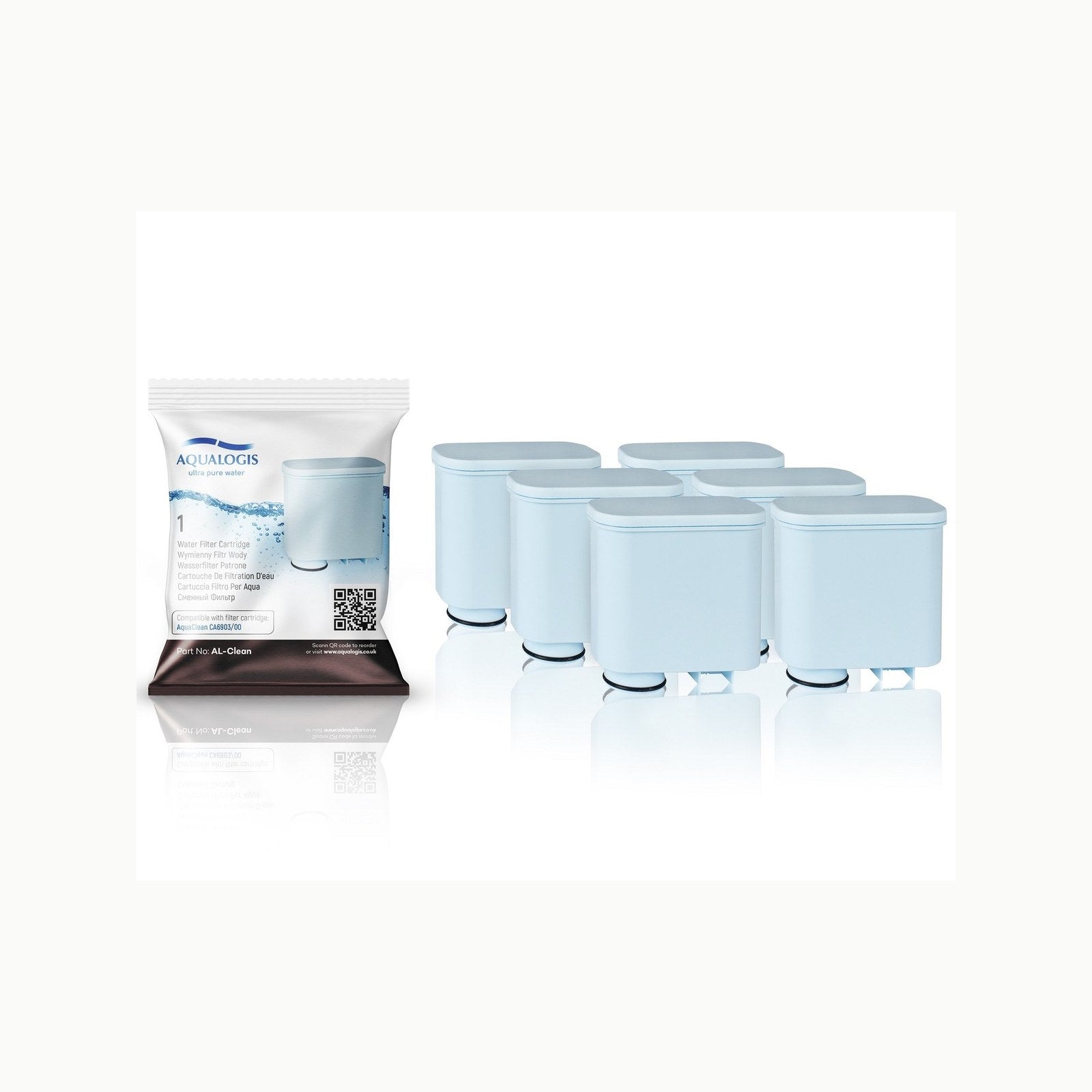 Philips Water Filtro de agua instantáneo + 1 cartucho de repuesto, Fil