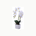 Bonsái orquídea artificial Bonsái de orquídea artificial en maceta par