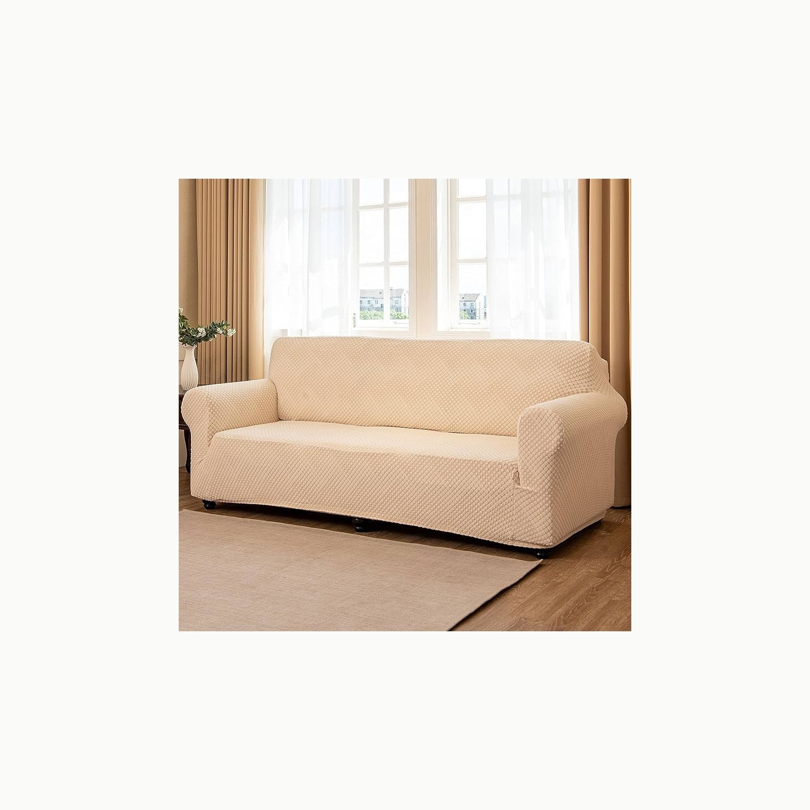TIANSHU Funda Sillón Orejero Elástica Funda Butaca Orejera Tejido Jacq