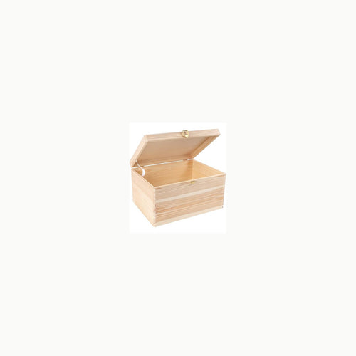 Artemio Boîte Carré, Bois, Beige, 10 x 10 x 5 cm