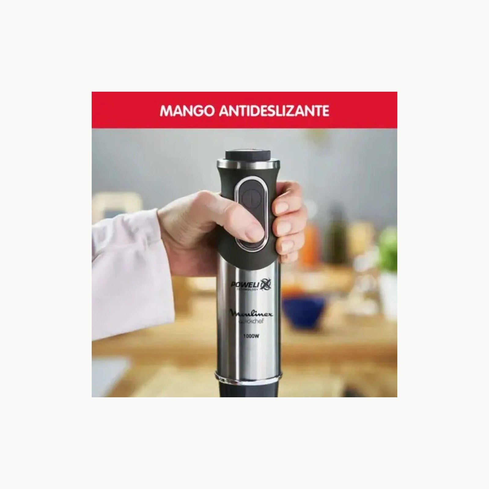 QuickChef DD6578 Moulinex QuickChef, Batidora de Mano de 1000 W, 10 ve
