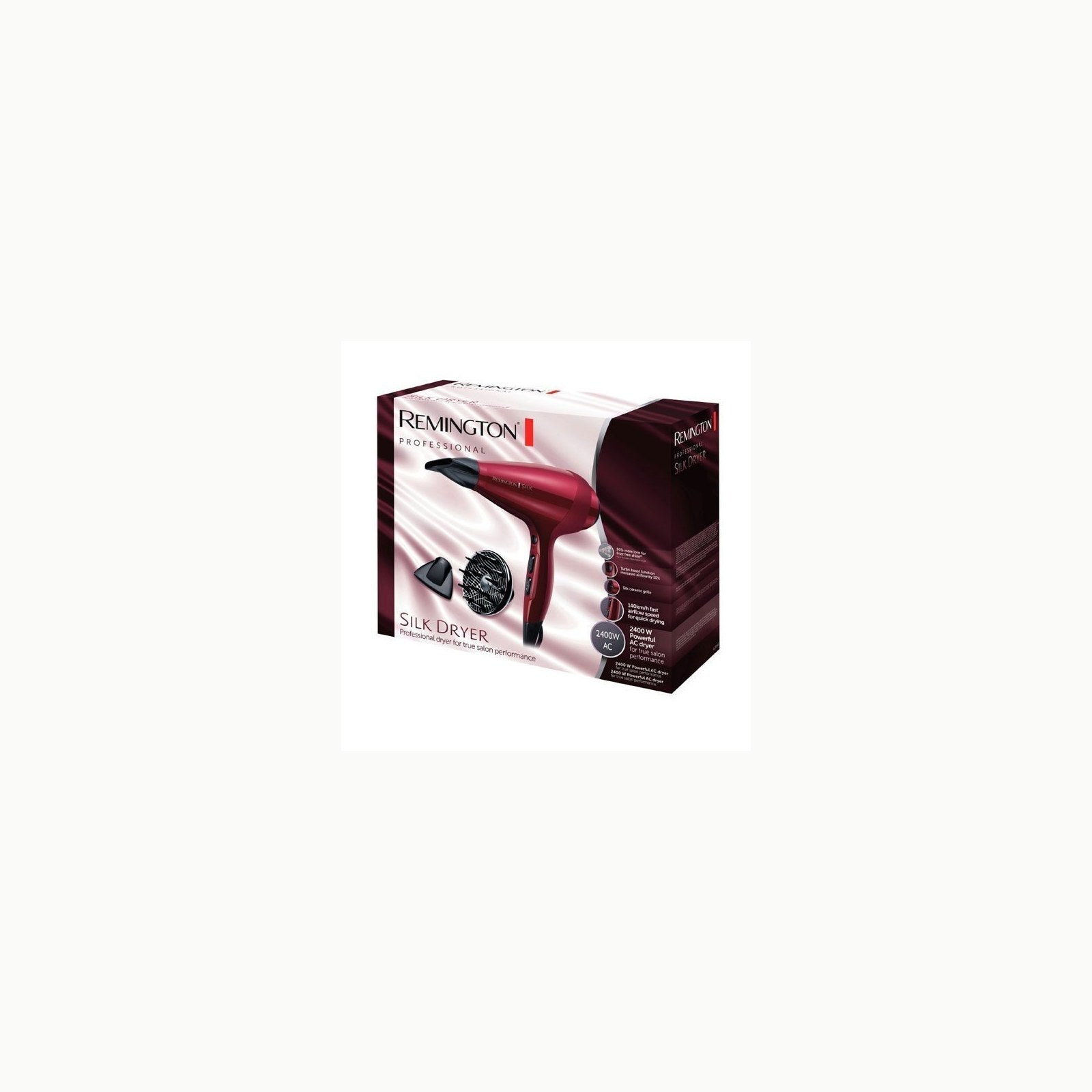 Remington Secador Pelo 2400 W, motor profesional AC, antiencrespamient