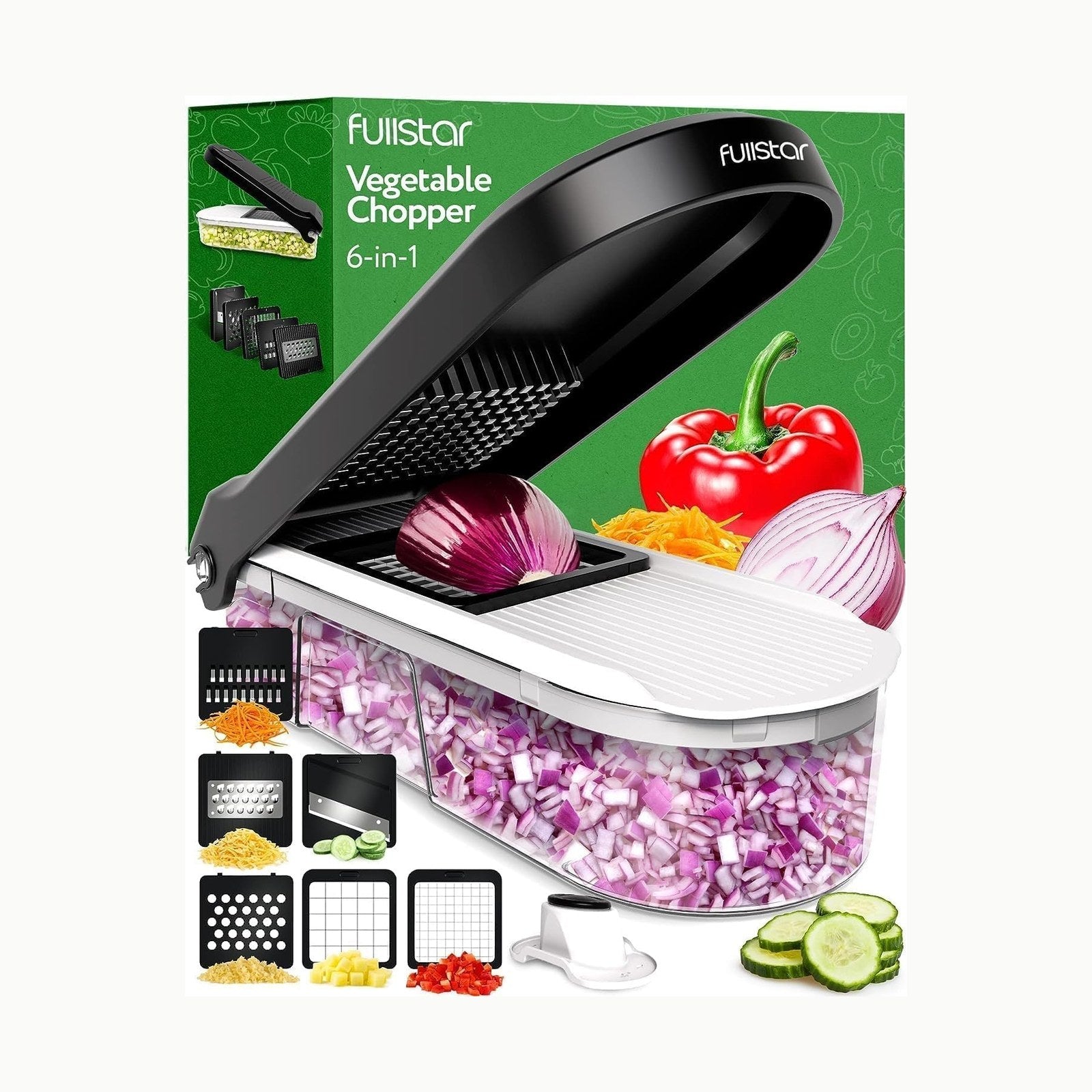 Cortador de Verduras Manual Multifunción
