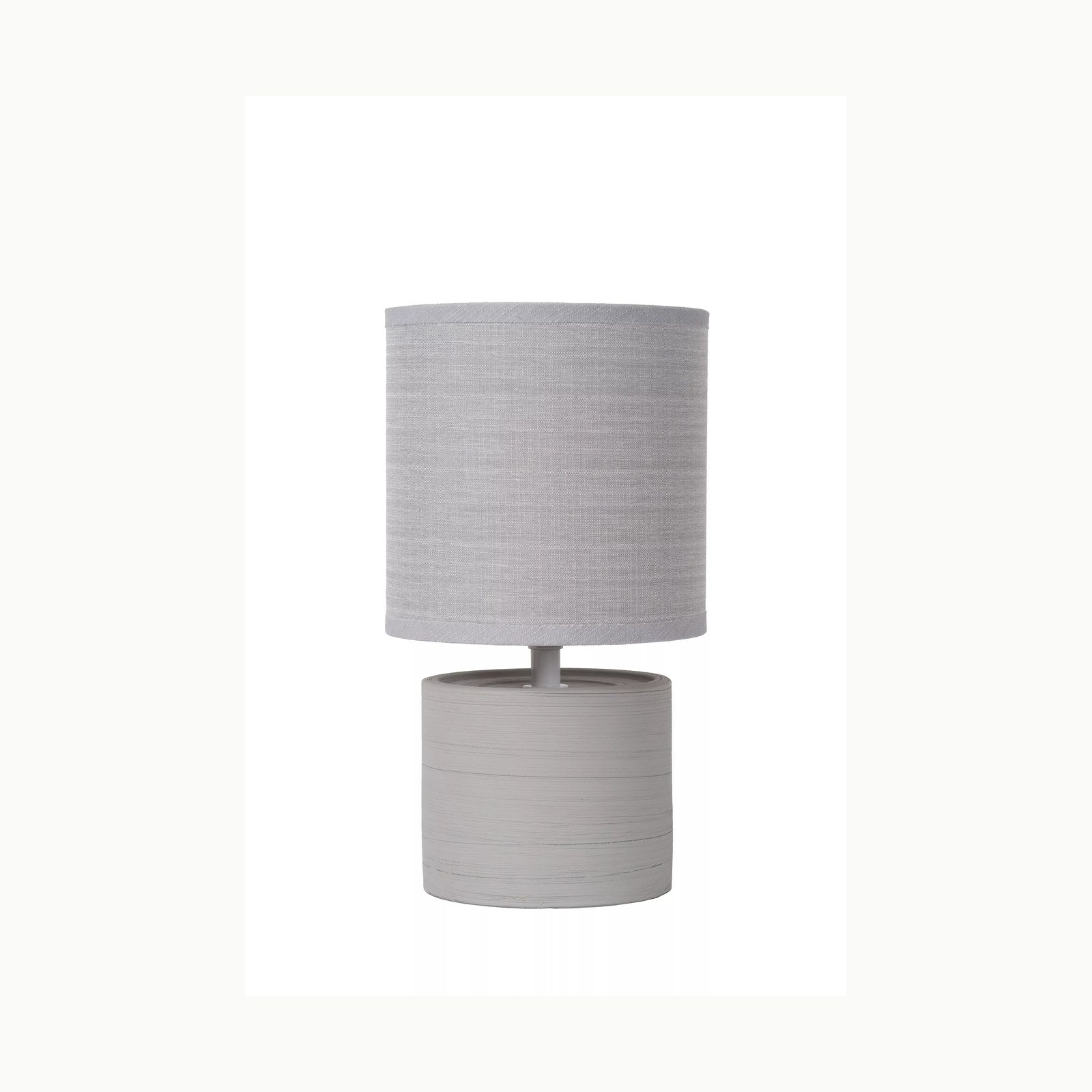 LUCIDE GREASBY - Lampe de table - Ø 14 cm - 1xE14 - Gris