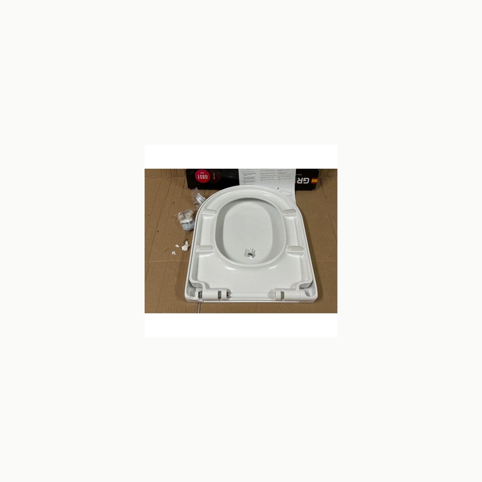 GRIFEMA G951 - Tapa WC, Asiento de Inodoro de Cierre Suave en Forma
