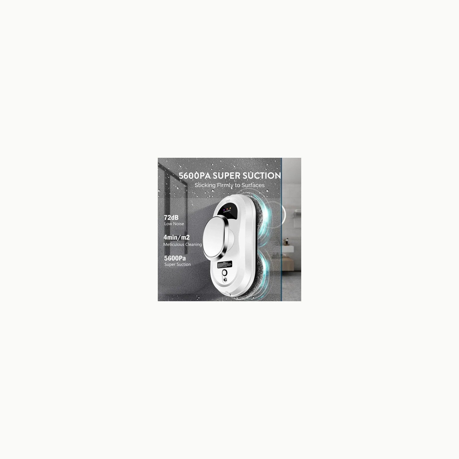 Cecotec Limpiacristales Aspirador de Ventanas Conga Rockstar 3700 Glas