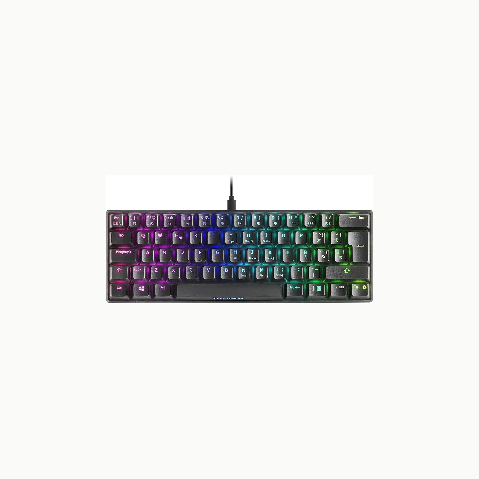 MKREVOPRO TKL Mars Gaming MKREVOPRO, Teclado Mecánico Gaming TKL con P