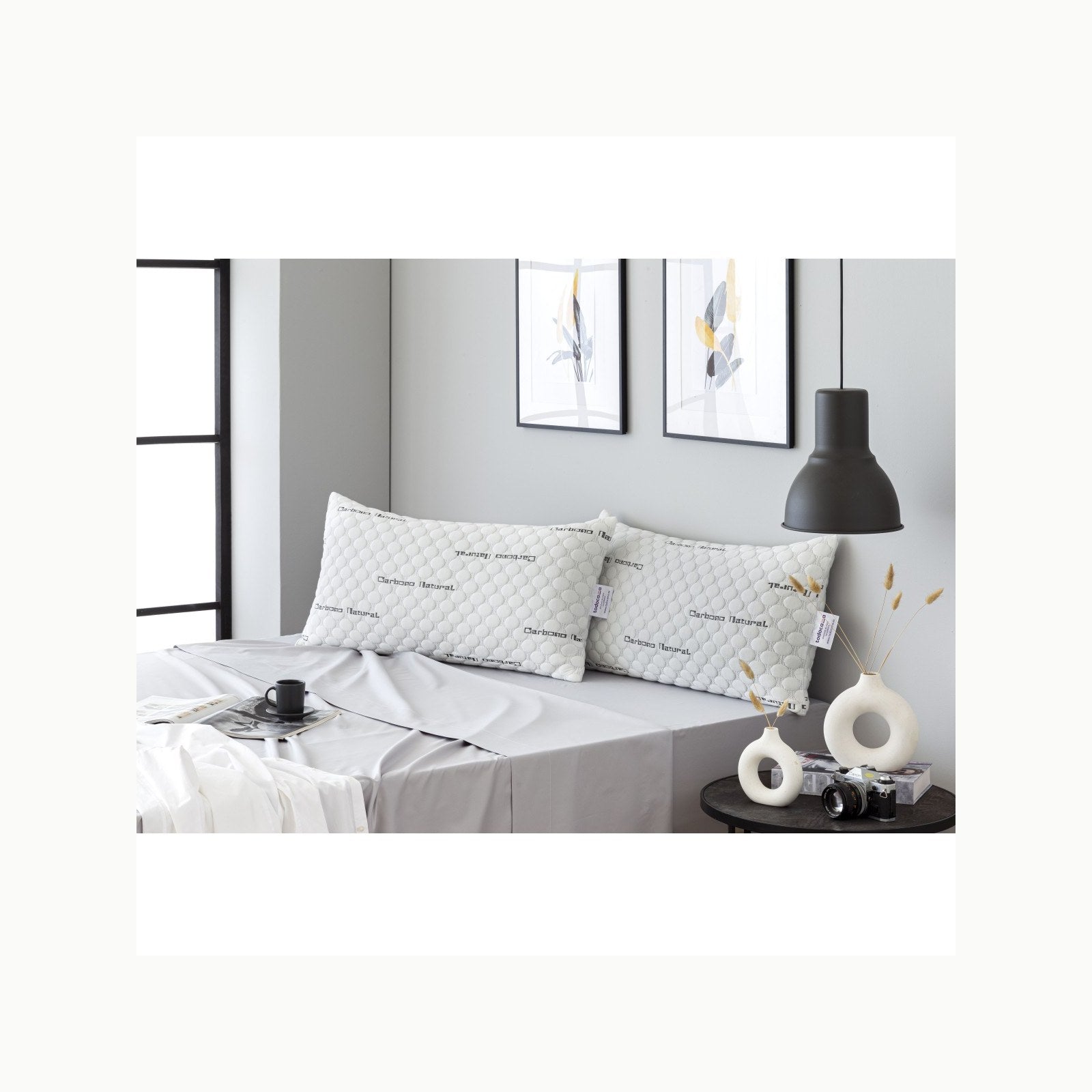Todocama - Almohada viscoelástica, 80 cm núcleo Compacto. Doble
