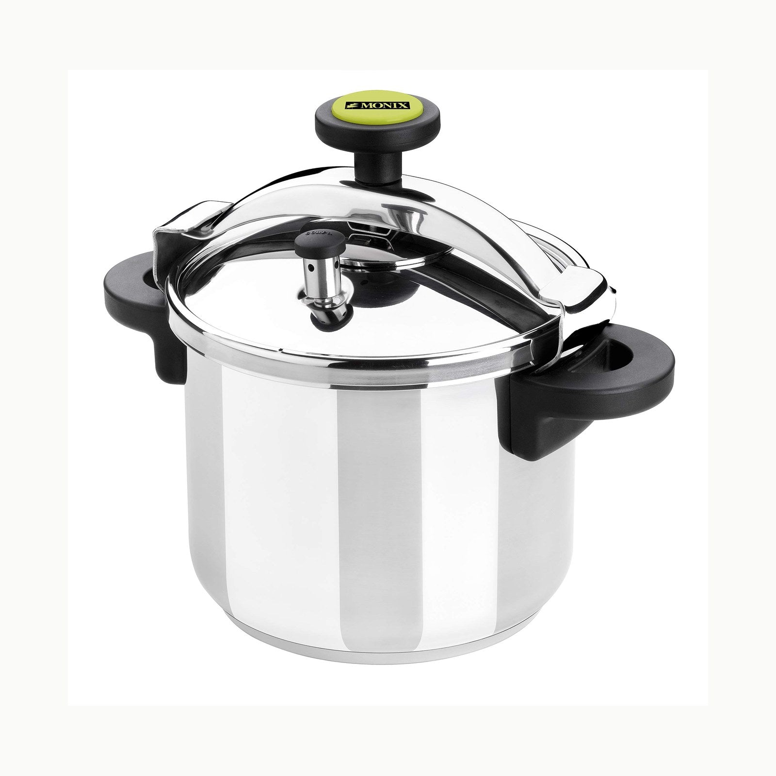 MONIX Classica Olla a Presión Tradicional de 8 litros, Acero Inoxidabl