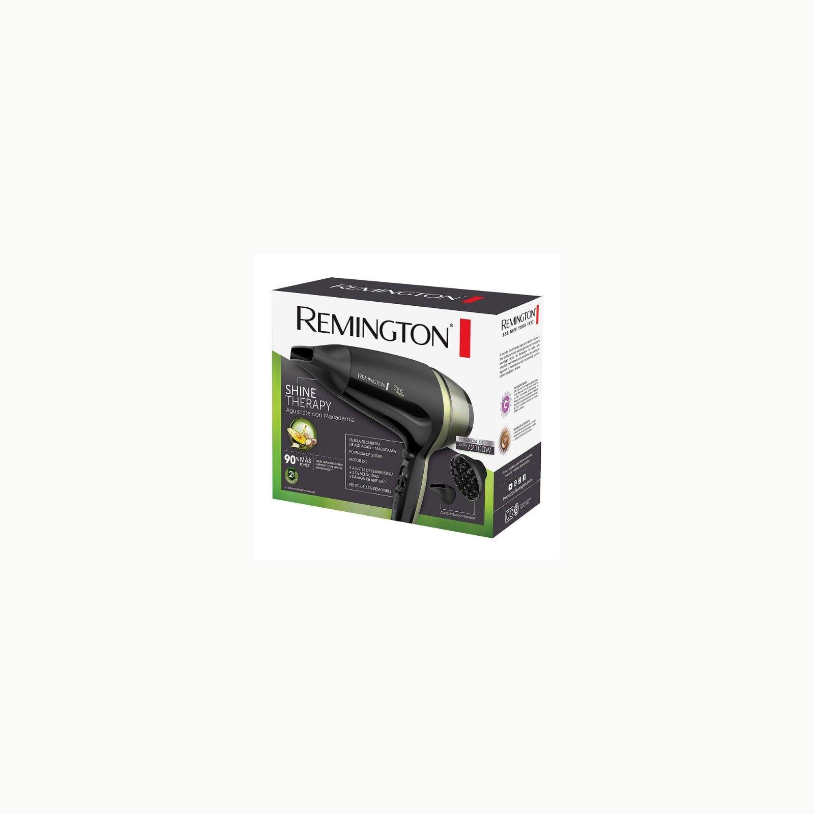 Secador Profesional Silk Remington Secador de Pelo Profesional Silk, R