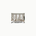 MIULEE Cortinas Salon Opacas 2 Piezas Modernas 140x245 CM, Beige Corti