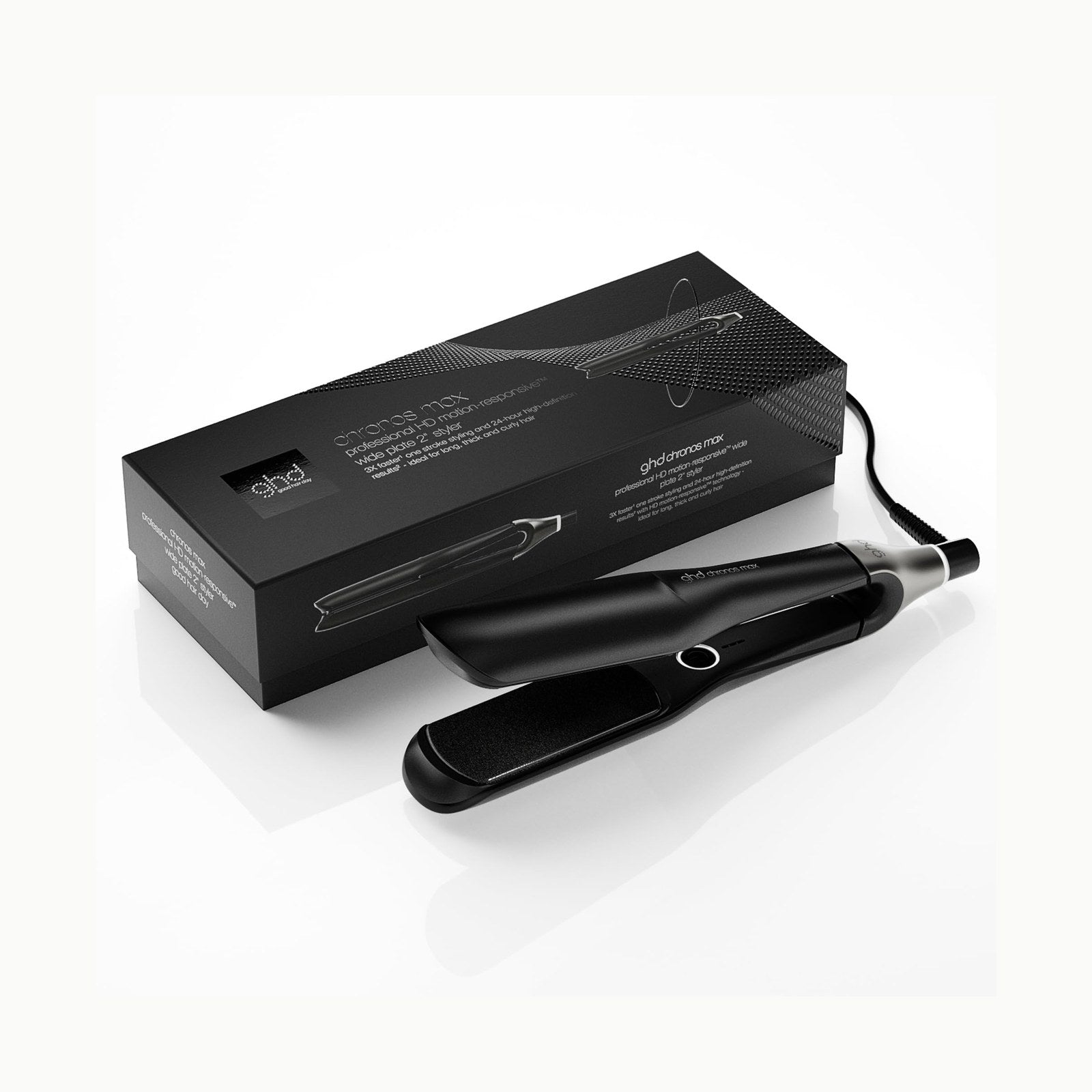 ghd Chronos Max - Plancha de Pelo Profesional, Styler con Placas 85% m