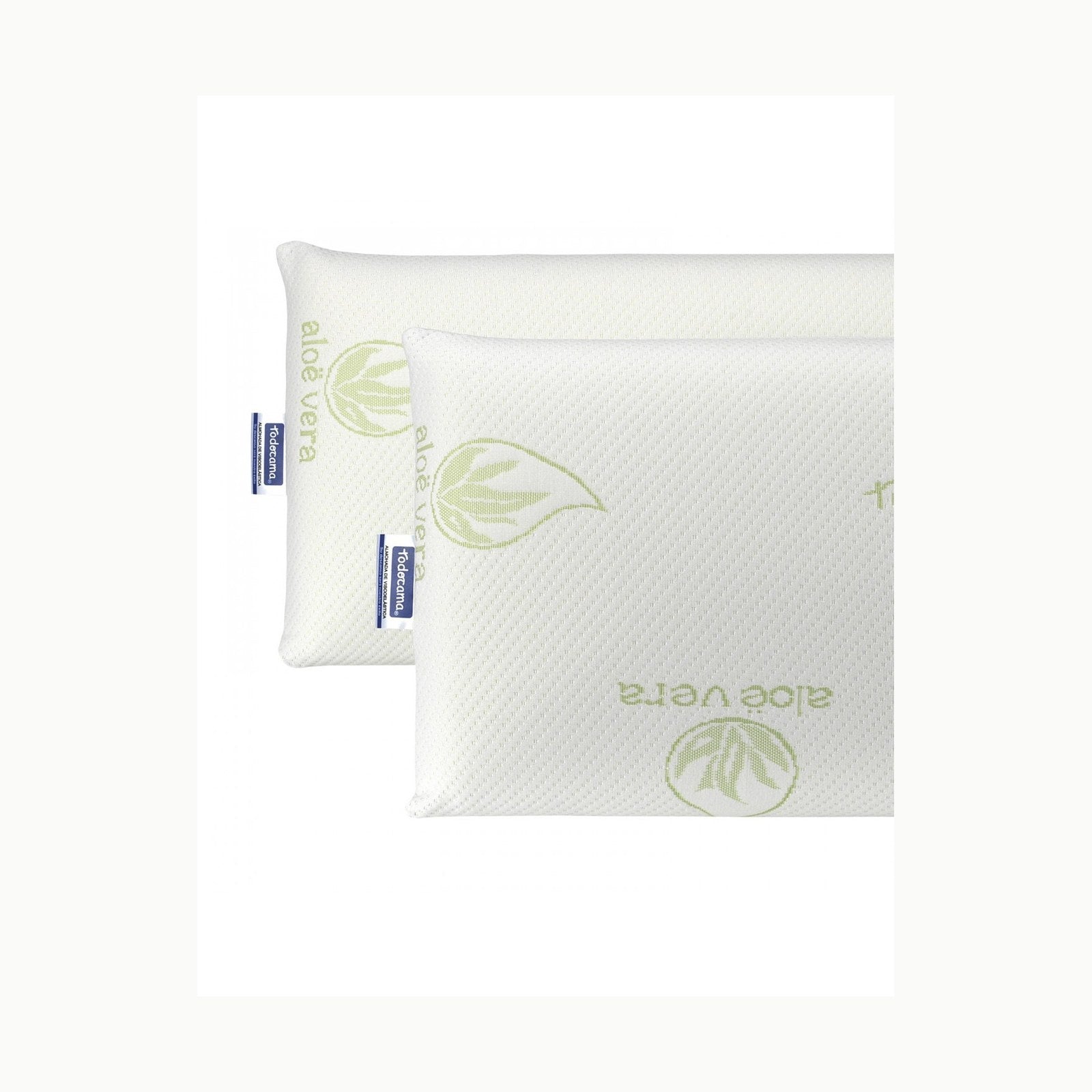 Todocama Almohada viscoelástica Aloe Vera \(Pack de 2 Unidades - 70