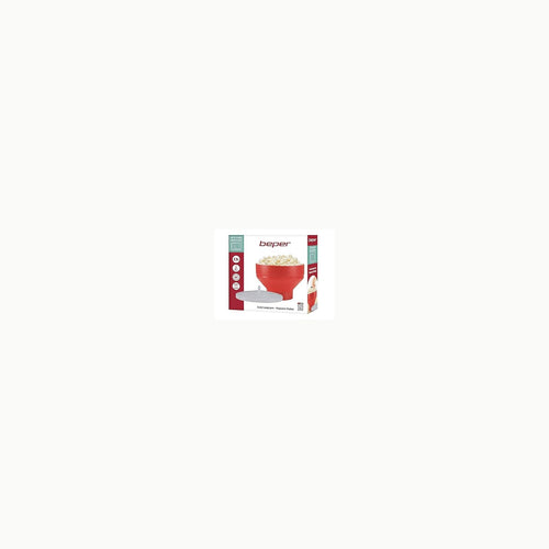 BEPER C106CAS002 Cuoci Popcorn Microonde con Ciotola Pieghevole e Cope