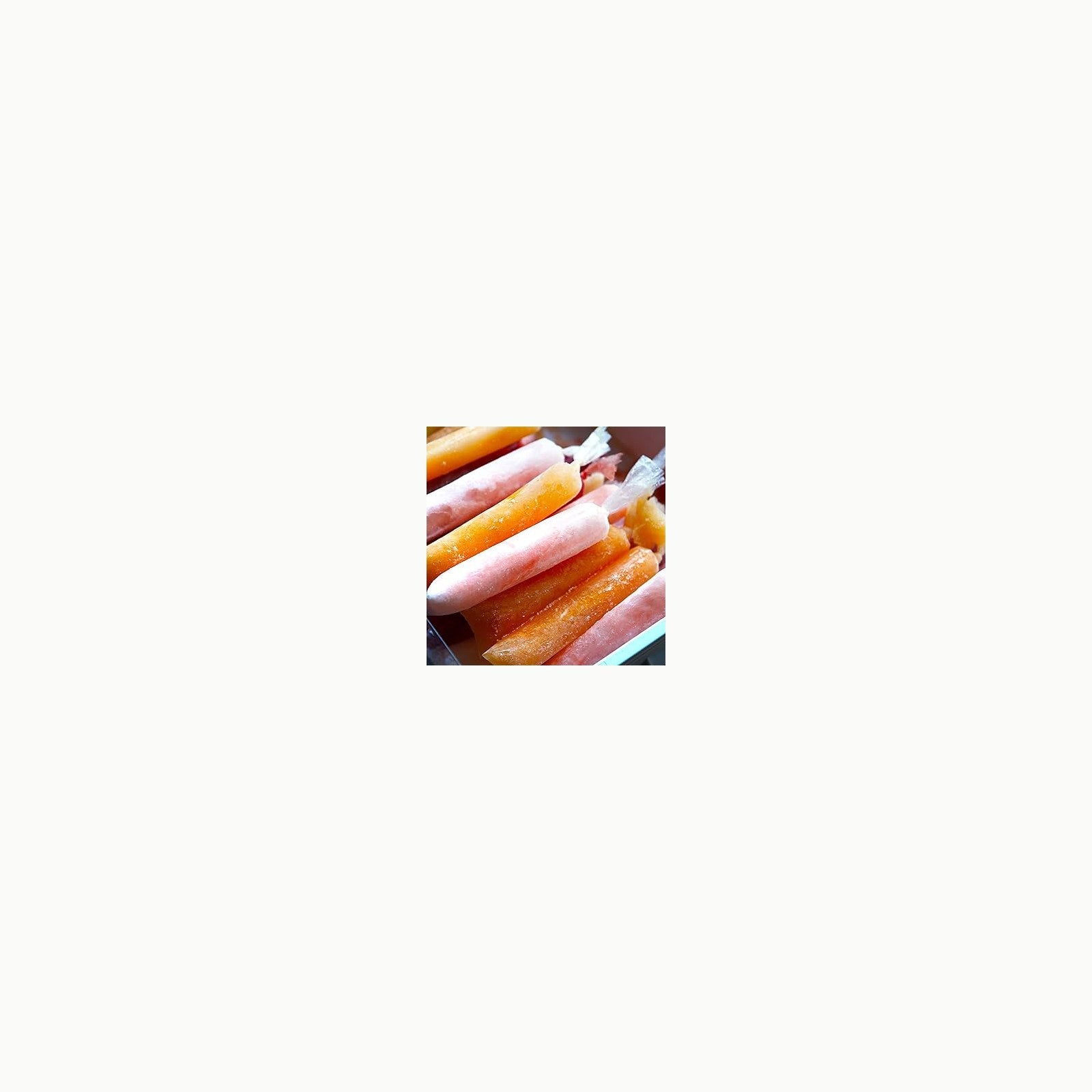 N/A Bolsas para Helados, 200 Pack Bolsas Paleta Hielo con Embudo Verde