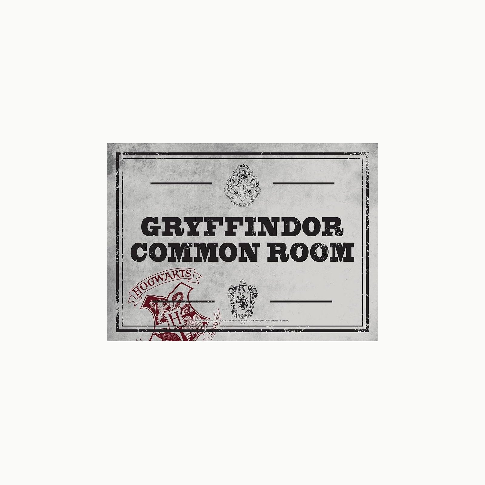 Half Moon Bay - Cartel de estaño Harry Potter con diseño de