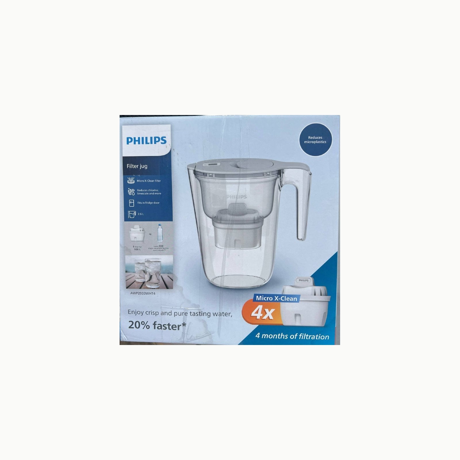 Philips Filtro jarra Micro X-Clean transparente