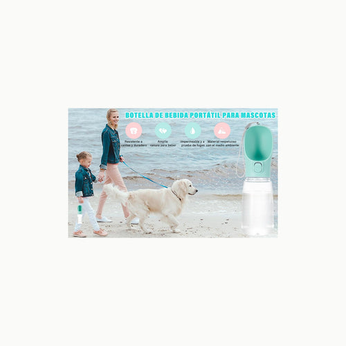 Botella Plegable VFANDV Botella de Agua para Mascotas, 180° Plegable B