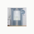Cortinas Translucida MIULEE Cortinas Poliéster Translucida de Dormitor