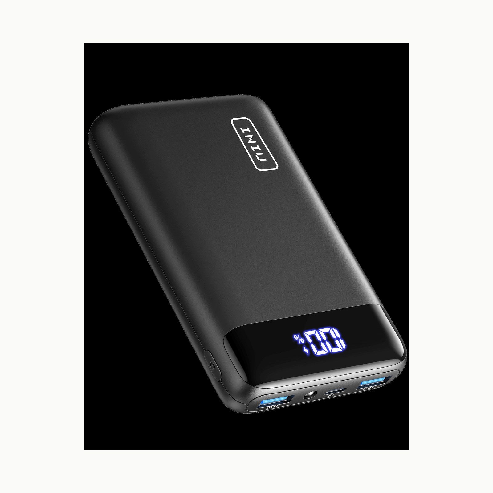 INIU 45W Power Bank, 20000mAh Batería Externa Carga Rapida con Cable U