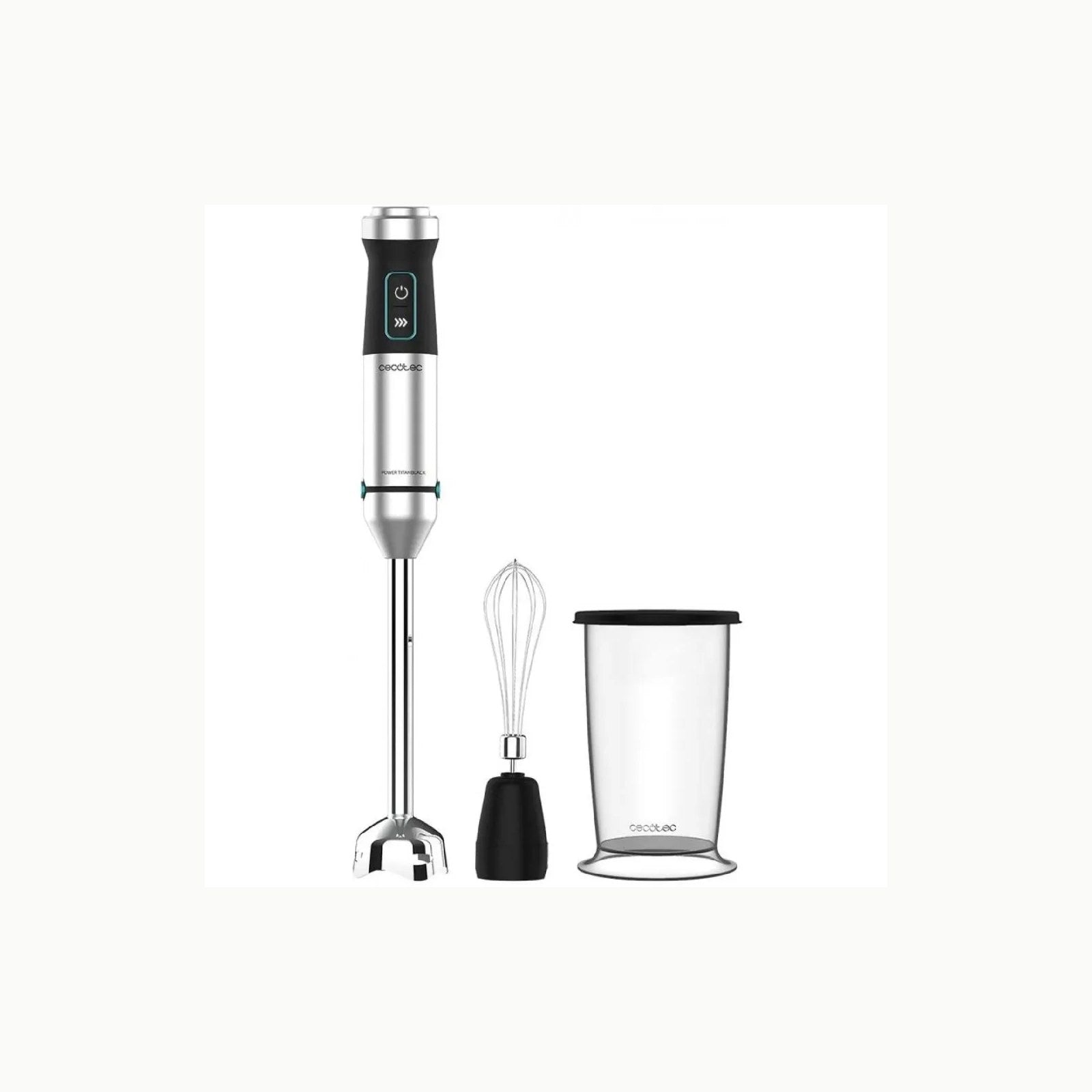 Cecotec Batidora de mano Power TitanBlack 1500 XL. Tecnología CrossBla