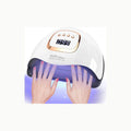 Zawaer Lampara Uv Led Uñas, Lampara Uñas Gel 380W con Pantalla Digital