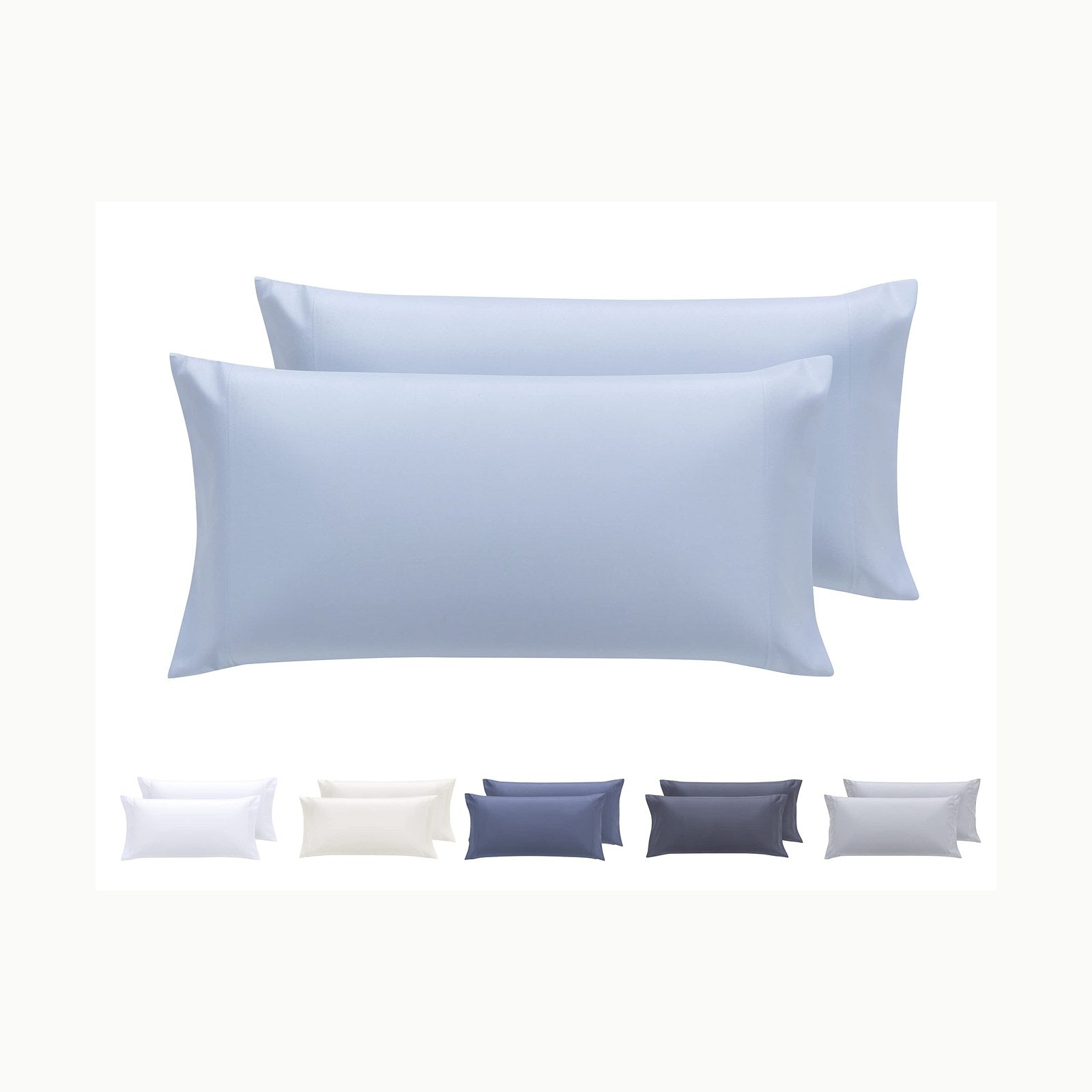 Todocama – Juego de 2 Fundas de Almohada, Microfibra Extra Suave, hipo