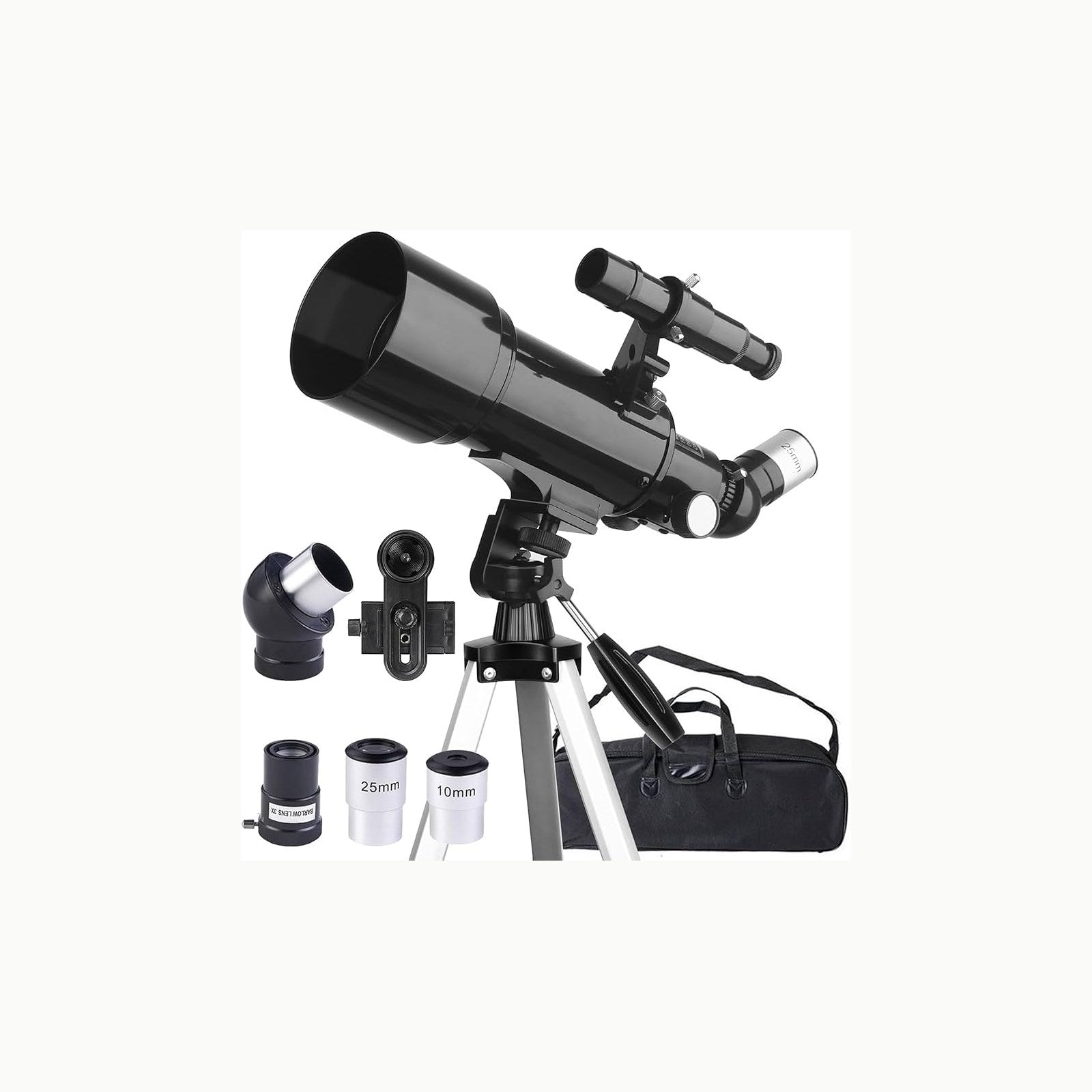Misilmp Telescopio Astronómico, Telescopio para Niños Zoom 360/50 mm 9