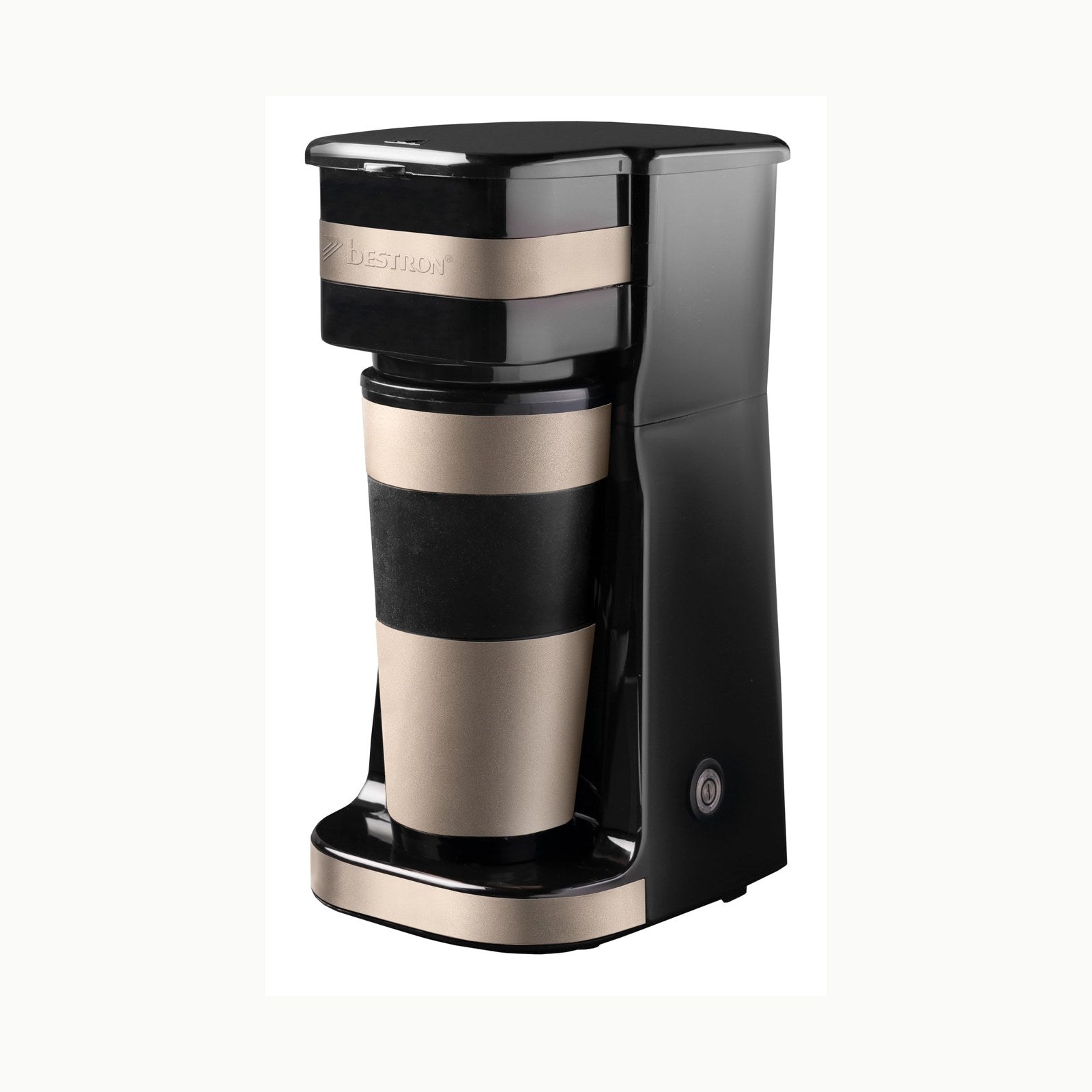 Bestron Kaffeemaschine mit Isolierbecher, Camping Kaffeemaschine für