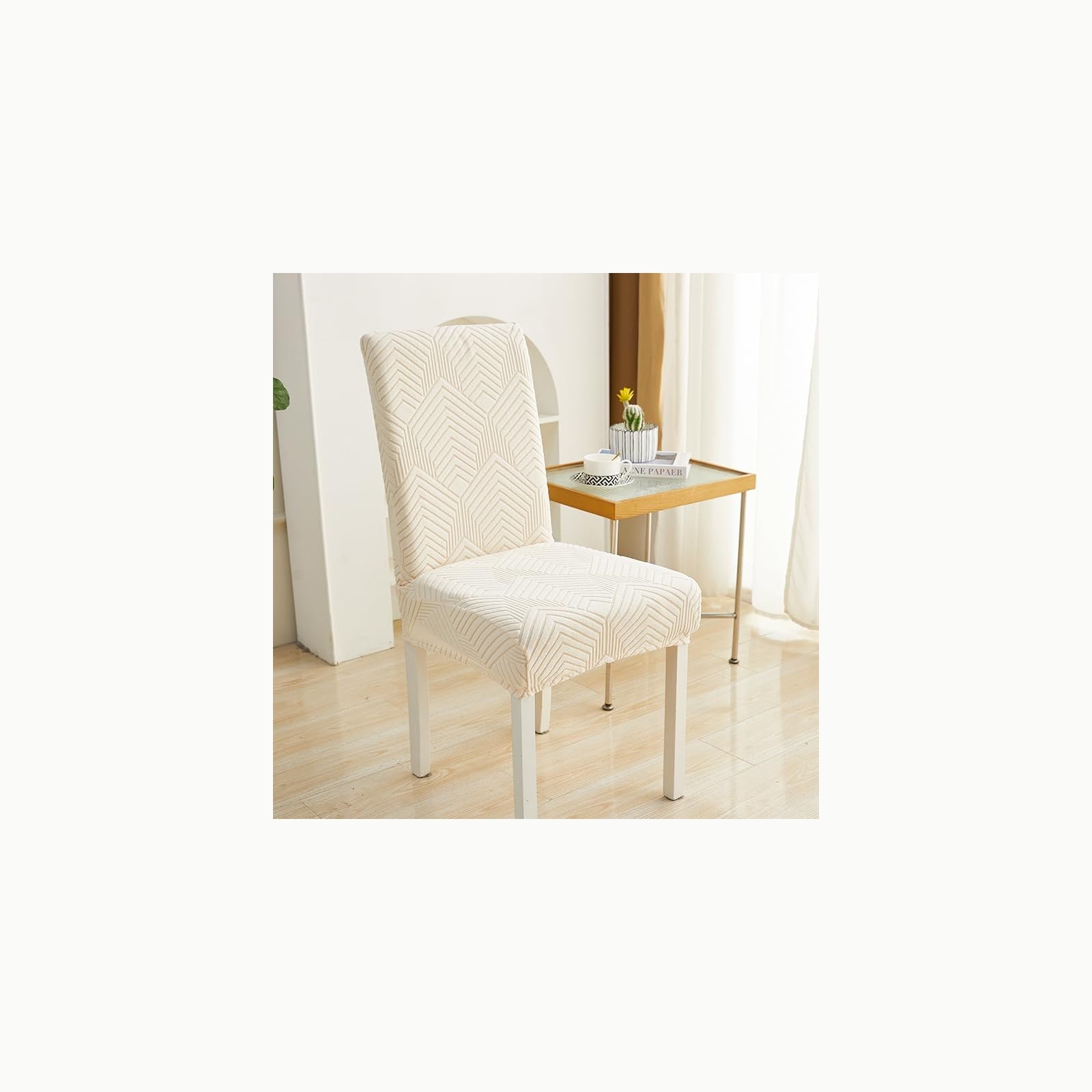 Fundas Sillas Comedor FIGOOO Fundas Sillas de Comedor Pack 6 Fundas pa
