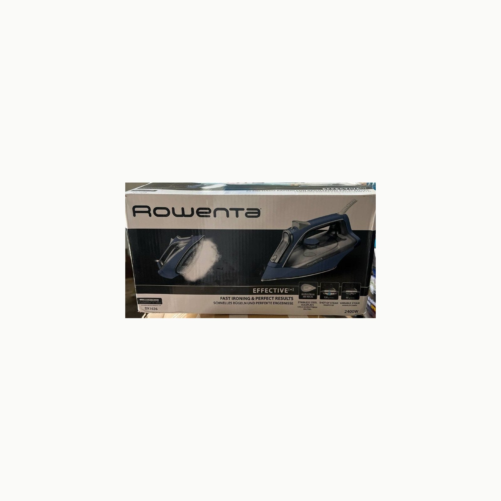 Rowenta plancha de vapor Effective \+ especial principiantes, 2400W po
