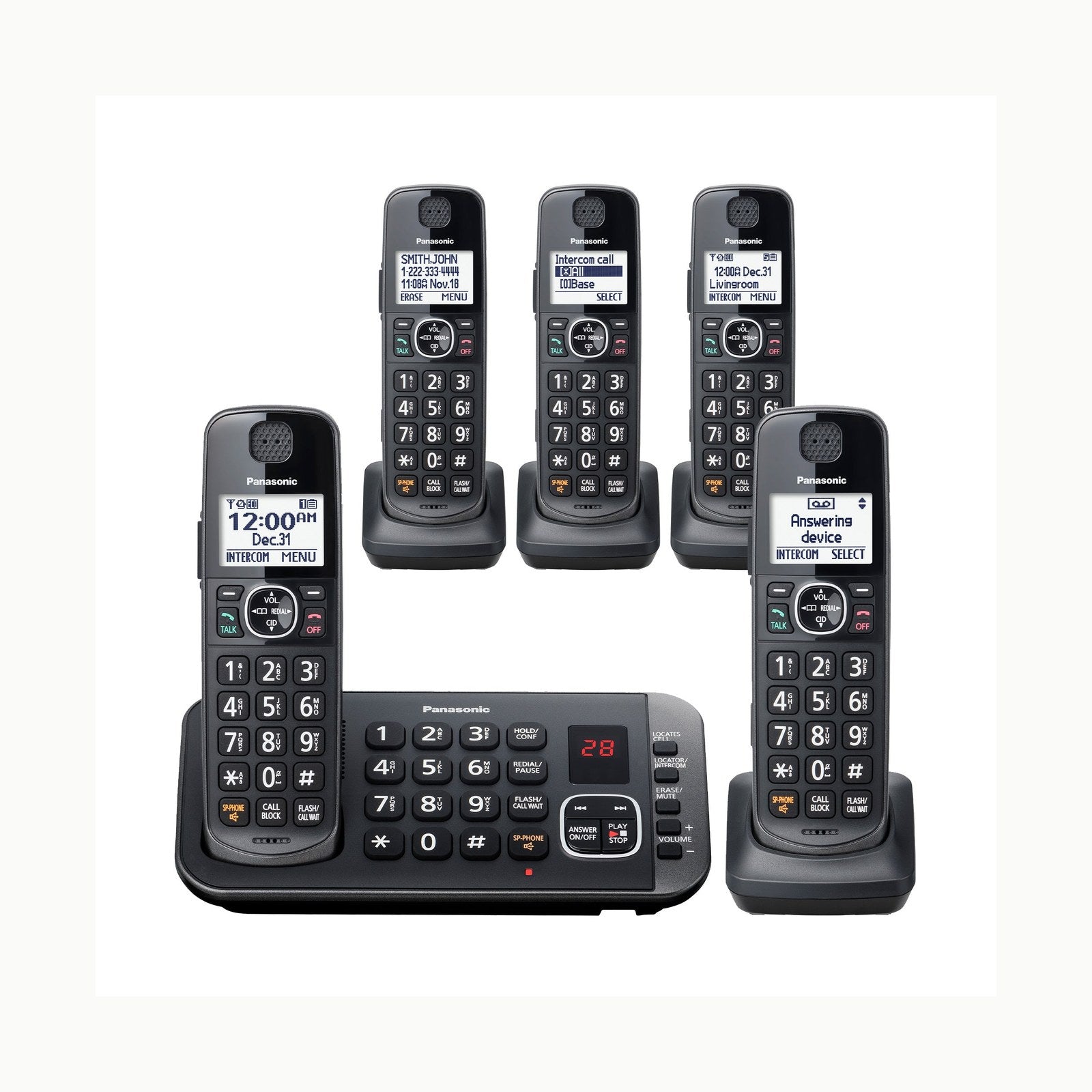 KX-TG1612SP1 Panasonic KX\-TG1612SP1 Teléfono Inalámbrico Digital DECT
