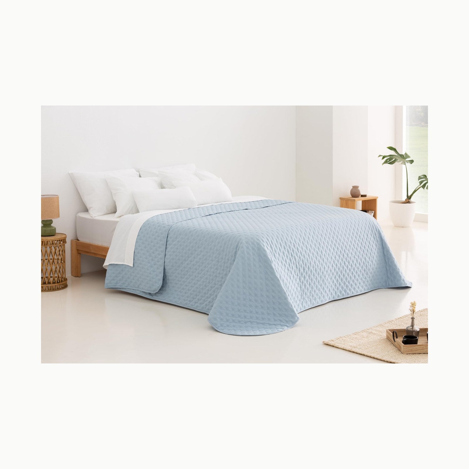 Todocama – Colcha boutí Fina con diseño Estrella, para Primavera, Vera