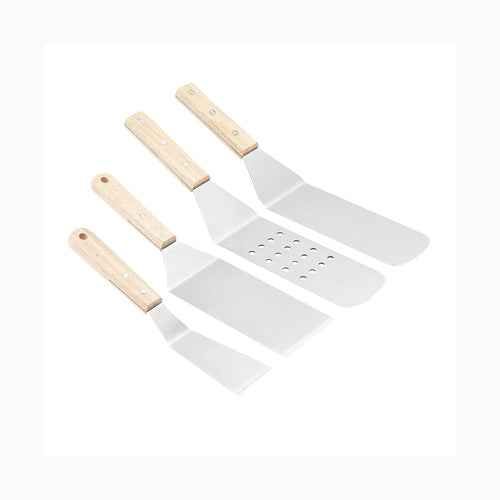 Amazon Basics Rectangular Espátulas de Silicona, Set de 3 Unidad, Pequ