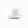 Quid Renova Blanca Set 6 Tazas Con Plato Porcelana 20cl Porcelana Apto