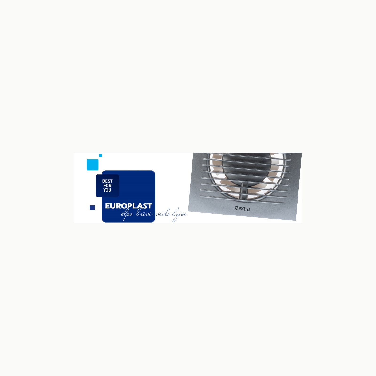 EUROPLAST Ø 150mm Extractor de Baño con Temporizador y Sensor de Humed