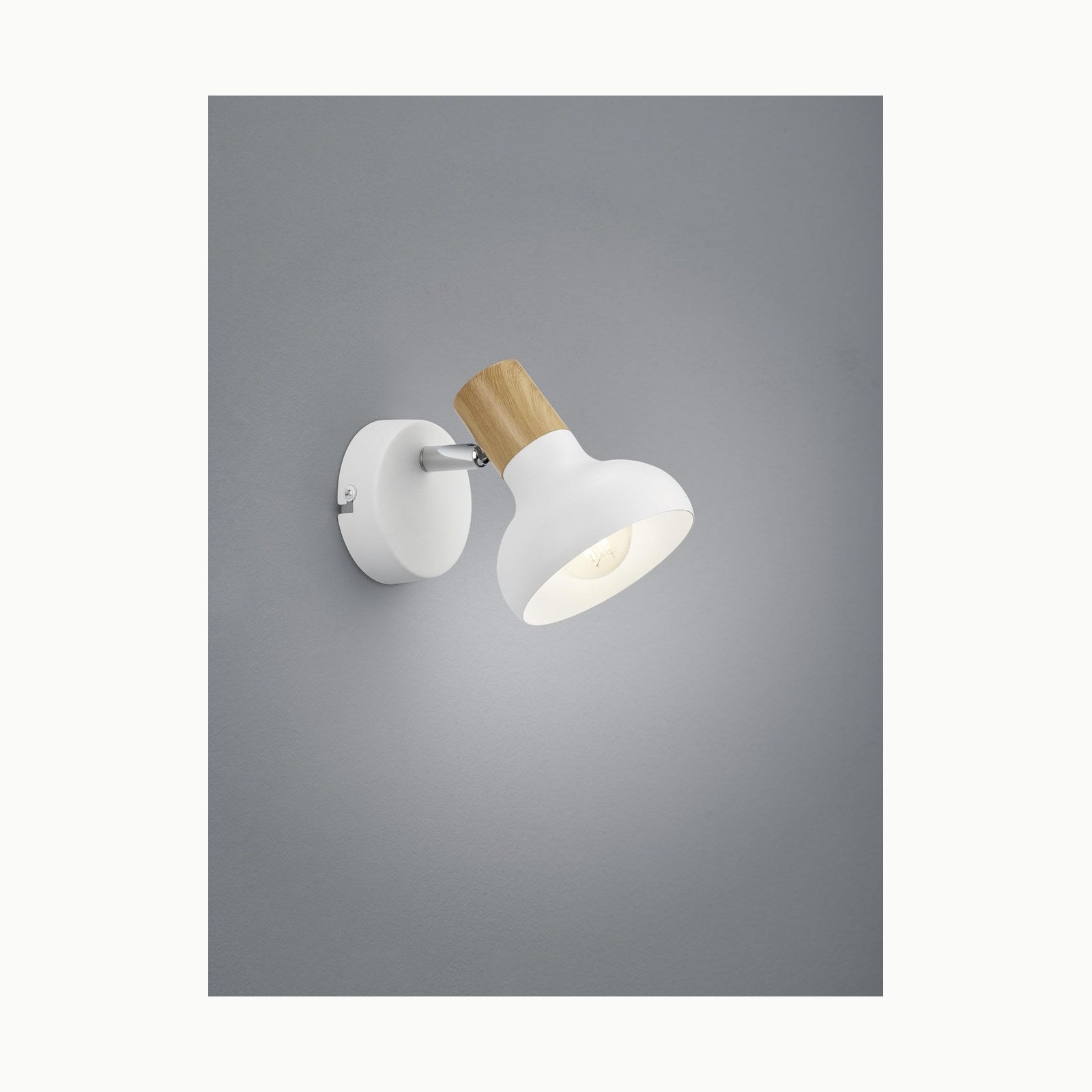 Reality Leuchten RL Wall Spot Latika R81521031, Metal White mate, made