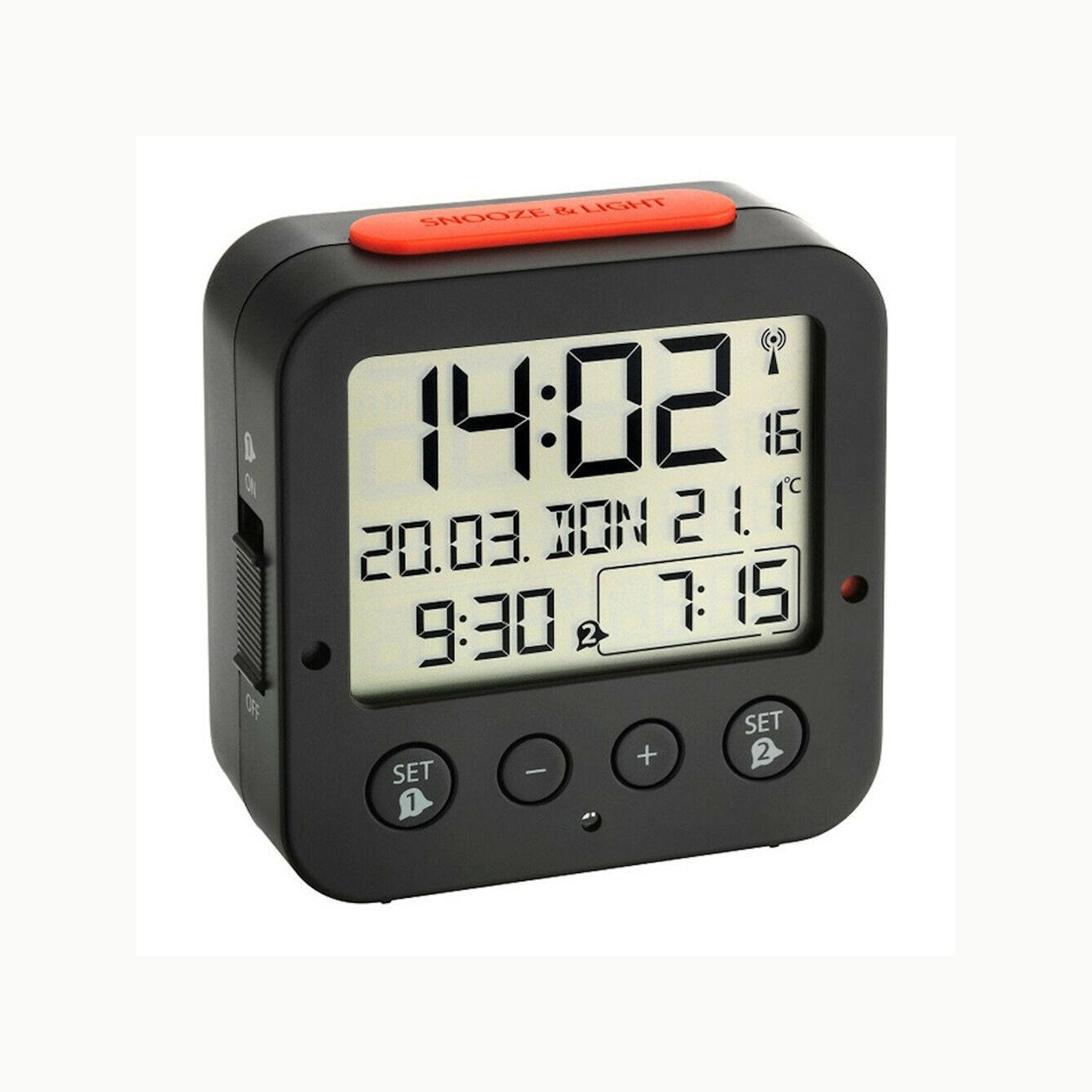 Horloge numérique 60.2013.01 TFA Dostmann Horloge numérique, 60.2013.0