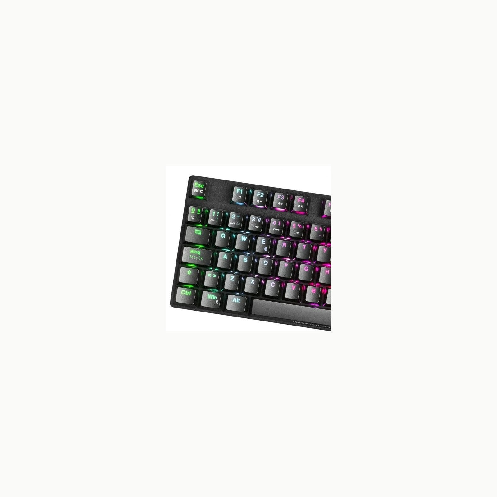 Mars Gaming MKREVOPRO, Teclado Mecánico Gaming TKL con Pad Numérico, S