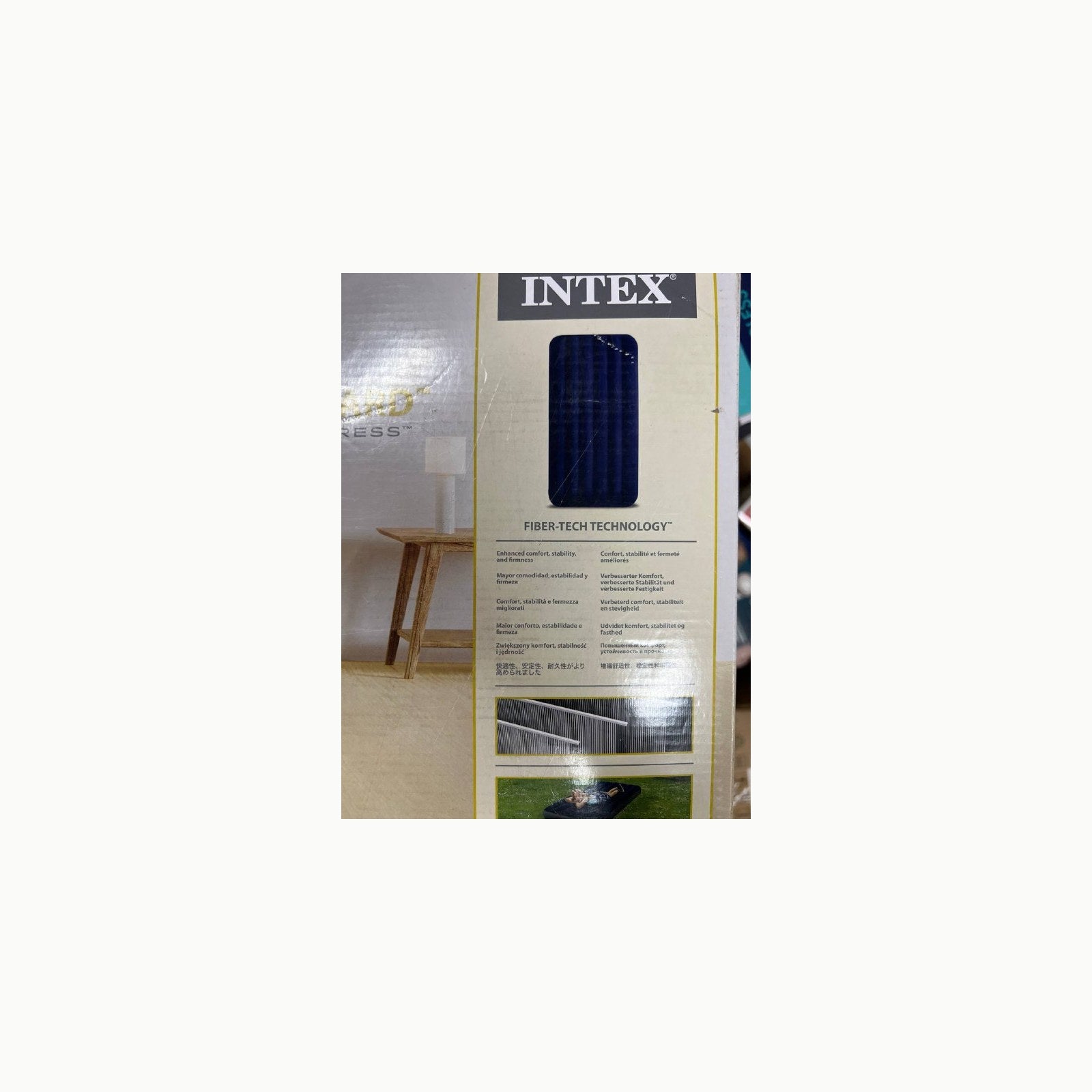 Intex 64757 Materasso Classic Downy Singolo Con Tecnologia Fiber Tech,