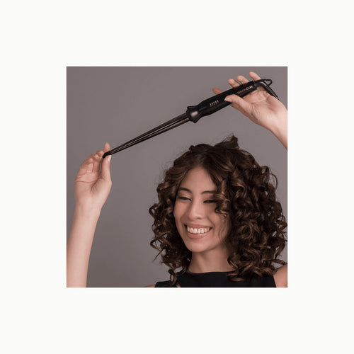 BaByliss Rizador Conico Rose Quartz - Tenacilla de pelo de 13-25 mm, O
