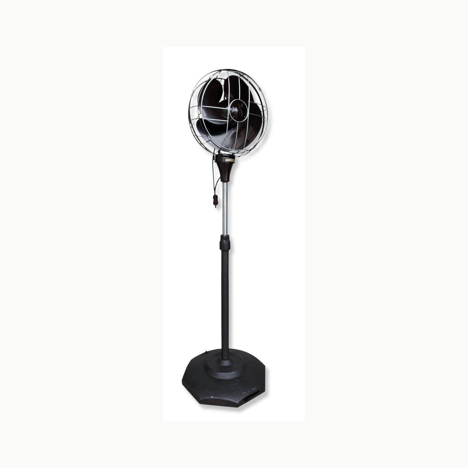 Svan Ventilador de Pie Blanco y Azul 16", 40 W, SVP401600OVBA. 3 Aspas