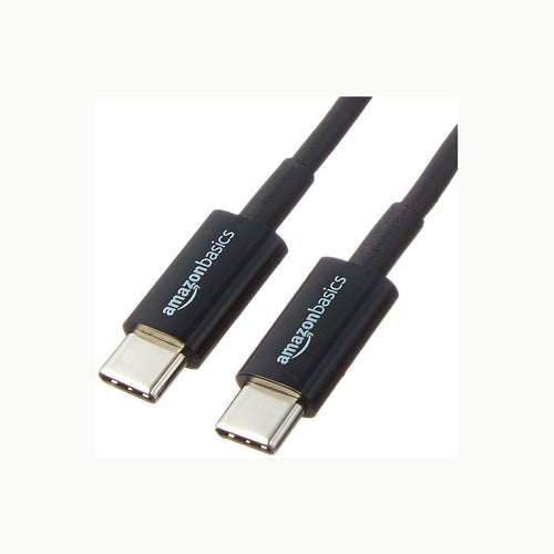 Amazon Basics Cable de carga rápida, USB-C a USB-C 4, 40 Gbps, vídeo