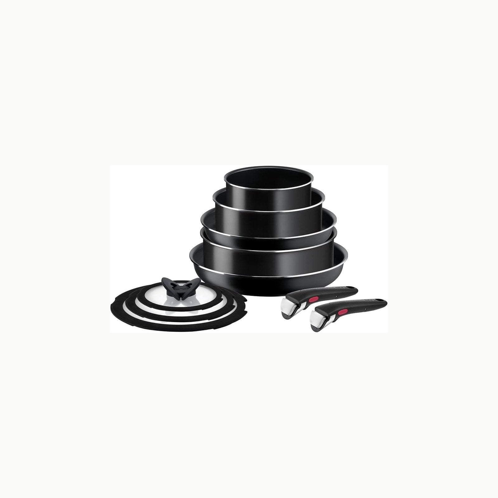 Tefal Ingenio Easy On - Juego de 3 Sartenes 22/24/26 cm \+ Mango