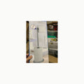 Wenko Portarrollos de pie 2 en 1 Acero INOX, Acero Inoxidable, 21 x 55