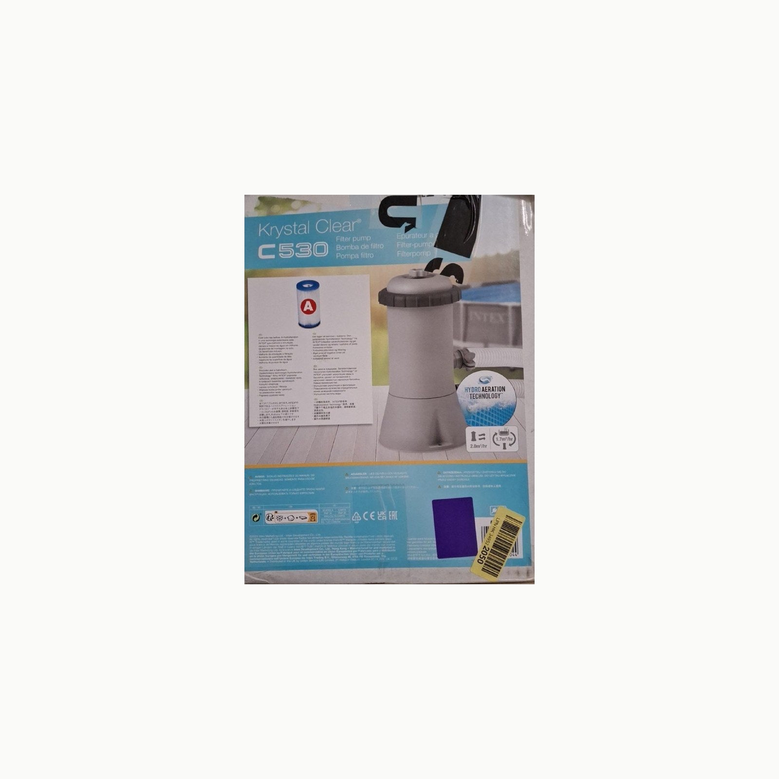 INTEX 28604 Depuradora cartucho Filtros tipo A, 2000 L/h