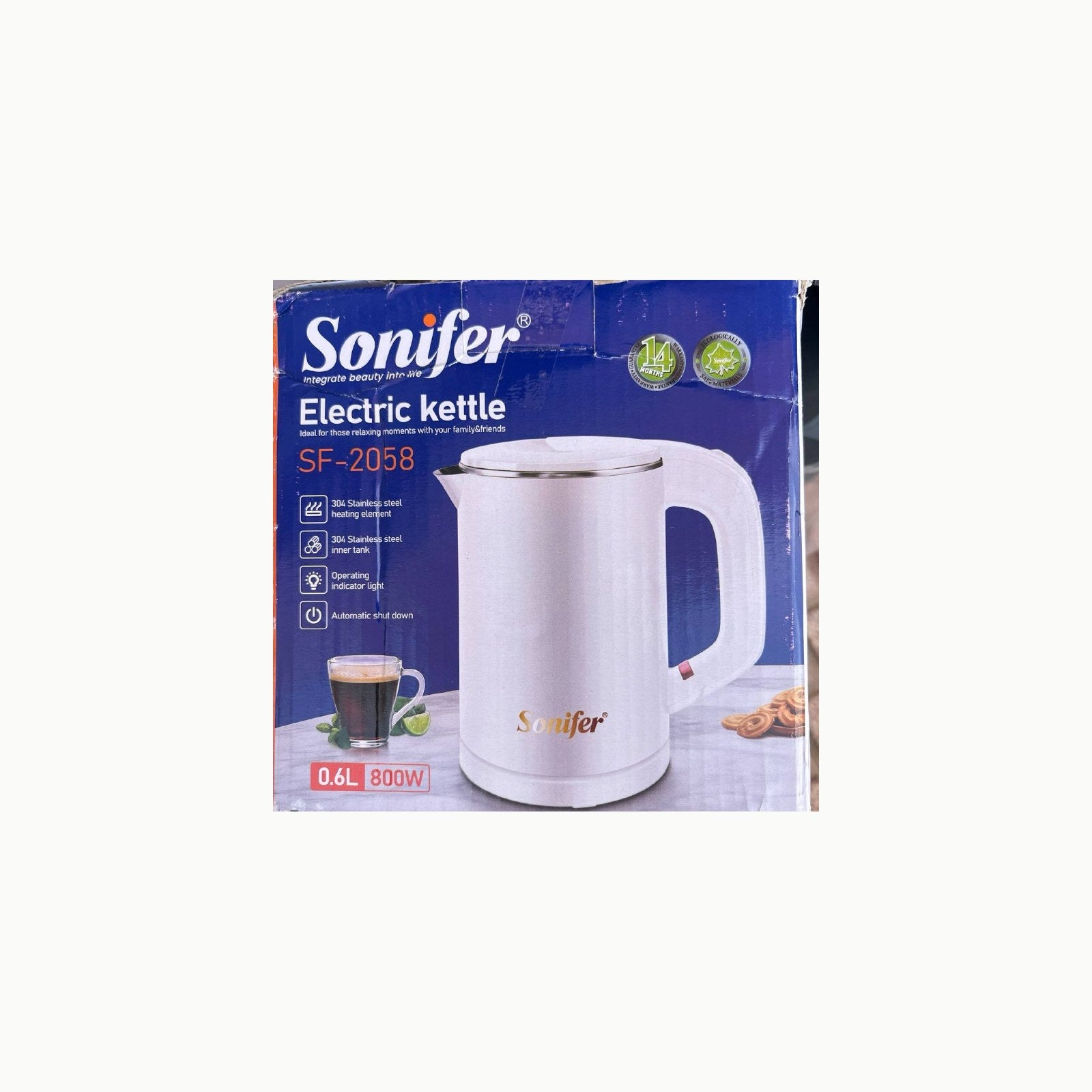 Bollitore da viaggio da 0,6l in acciaio inox da campeggio bollitore de