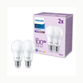 LED Philips A67 esmeriladas [Luz Blanca fría 4000K - tornillo Edison